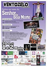 Cartaz Festas em honra do Senhor da Boa Morte 2026 - Ventozelo