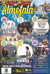 Cartaz Festas em Honra do Senhor da Boa Sorte 2024 - Almofala