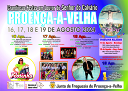 Cartaz Festas em Honra do Senhor do Calvário 2024 - Proença-a-Velha