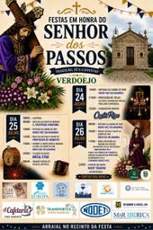 Cartaz Festas em honra do Senhor dos Passos 2026 - Verdejo