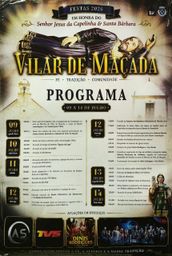 Cartaz Festas em honra do Senhor Jesus da Capelinha & Santa Bárbara 2026 - Vilar de Maçada