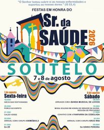Cartaz Festas em honra do Sr. da Saúde 2026 - Soutelo