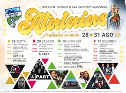 Cartaz Festas em louvor de N. Sra. do Perpétuo Socorro 2026 - Atalaias