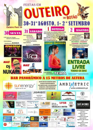 Cartaz Festas em Outeiro do Botão 2024 - Coimbra