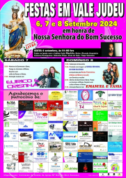 Cartaz Festas em Vale Judeu 2024 - Loulé