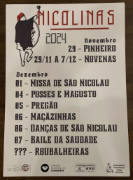 Cartaz Festas Nicolinas 2024 - Guimarães