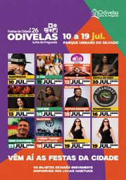 Cartaz Festas Odivelas 2026 - Odivelas