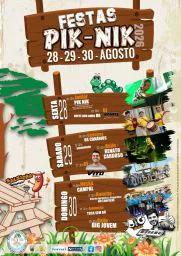 Cartaz Festas Pik-Nik 2026 - Louriçal