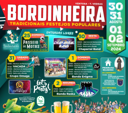 Cartaz Festas Populares 2024 - Bordinheira