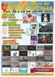 Cartaz Festas Populares 2024 - Figueiredo de Alva