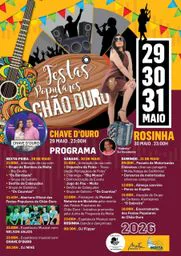 Cartaz Festas Populares 2026 - Chão Duro
