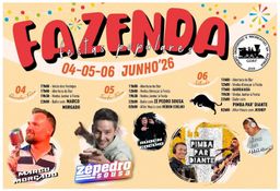 Cartaz Festas Populares 2026 - Fazenda
