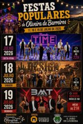 Cartaz Festas Populares 2026 - Oliveira de Barreiros