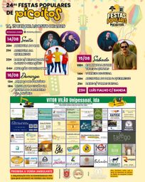Cartaz Festas Populares 2026 - Picoitos