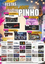 Cartaz Festas Populares 2026 - Pinho