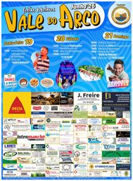 Cartaz Festas Populares 2026 - Vale do Arco
