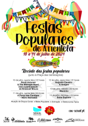 Cartaz Festas Populares de Arrentela 2024 - Seixal