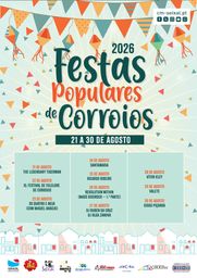 Cartaz Festas Populares de Corroios 2026 - Seixal
