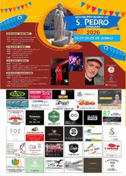 Cartaz Festas Populares de S. Pedro 2026 - Esposende