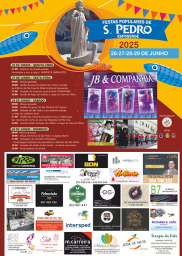 Cartaz Festas Populares de São Pedro 2025 - Esposende