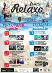 Cartaz Festas Retaxo 2024 - Castelo Branco