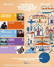 Cartaz Festas Senhor do Calvário 2026 - Gouveia