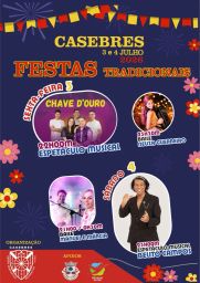 Cartaz Festas Tradicionais 2026 - Casebres