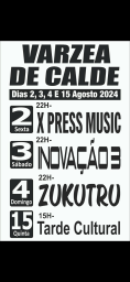 Cartaz Festas Várzea de Calde 2024 - Viseu
