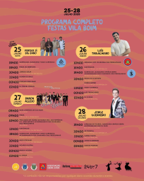 Cartaz Festas Vila Boim 2025 - Elvas