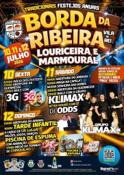 Cartaz Festejos Anuais 2026 - Borda da Ribeira
