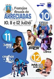 Cartaz Festejos Anuais de Arreciadas 2026 - Arreciadas