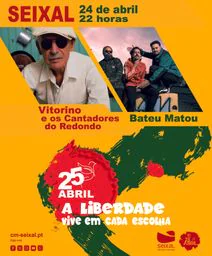 Cartaz Festejos do 25 de Abril 2026 - Seixal