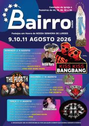 Cartaz Festejos em Honra de Nossa Senhora de Lurdes 2026 - Bairro