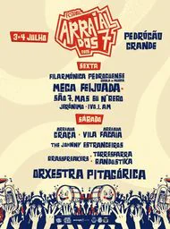 Cartaz Festival Arraial dos 7 2026 - Pedrógão Grande