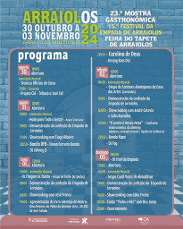 Cartaz Festival da Empada e Festa do Tapete de Arraiolos 2024 - Arraiolos