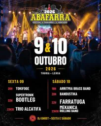 Cartaz Festival da Fanfara e do Abafado 2026 - Touria