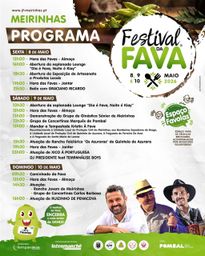 Cartaz Festival da Fava 2026 - Meirinhas