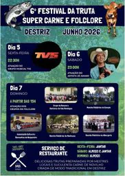 Cartaz Festival da Truta 2026 - Destriz