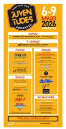 Cartaz Festival das Juventudes 2026 - Abrantes