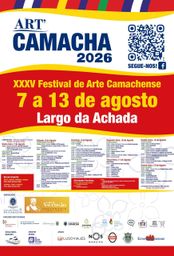 Cartaz Festival de Arte Camachense 2026 - Camacha