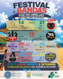 Cartaz Festival de Bandas 2026 - Foz do Arelho