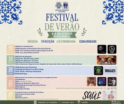 Cartaz Festival de Verão 2026 - Eixo-Eirol