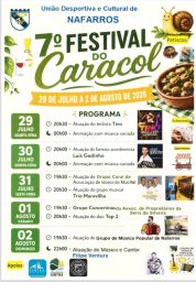 Cartaz Festival do Caracol 2026 - Nafarros
