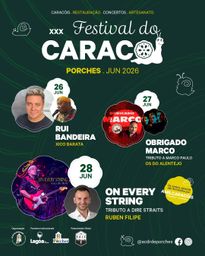 Cartaz Festival do Caracol 2026 - Porches