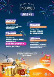 Cartaz Festival do Chouriço 2024 - Quiaios