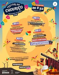 Cartaz Festival do Chouriço 2026 - Quiaios