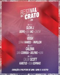 Cartaz Festival do Crato 2026 - Crato