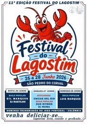 Cartaz Festival do Lagostim 2026 - São Pedro do Corval