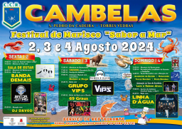 Cartaz Festival do Marisco 2024 - Cambelas