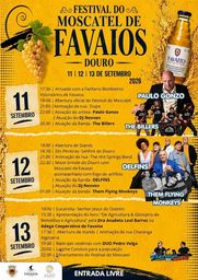Cartaz Festival do Moscatel de Favaios 2026 - Favaios